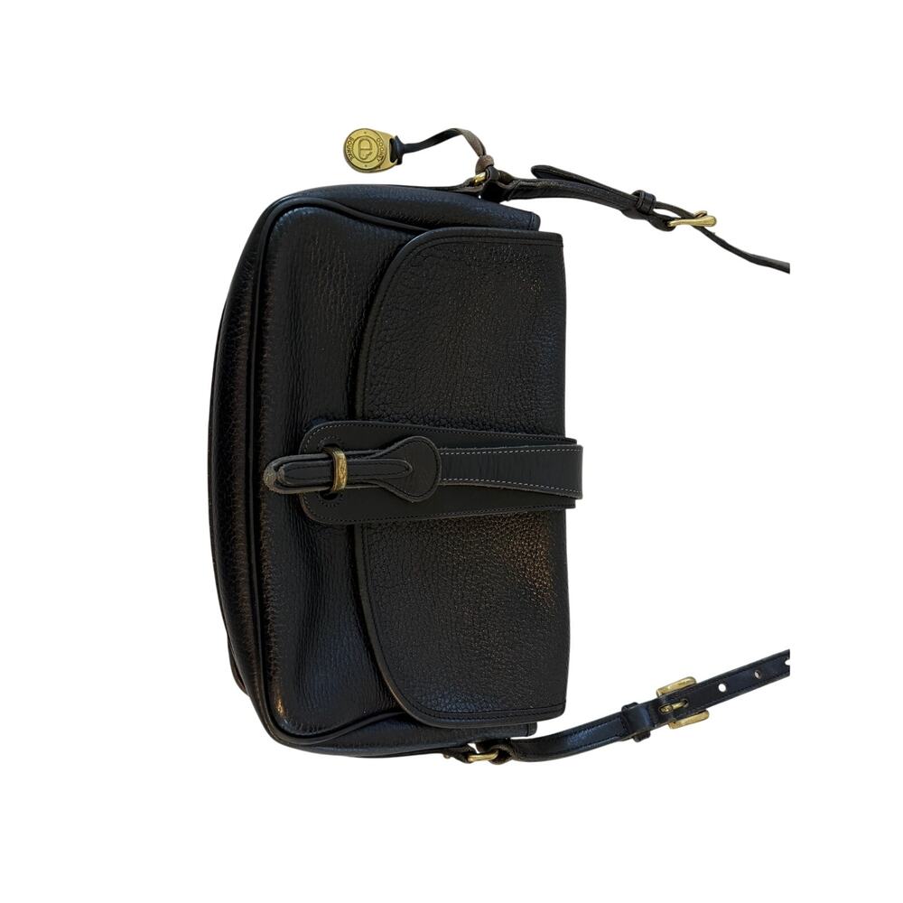 Dooney & Bourke Leather Equestrian Crossbody Bag Black Vintage - Picture 8 of 16
